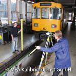 Eisenbahntypische Kalibrierungen - Messgleis U-Bahn